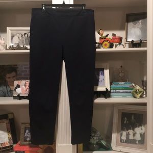 Talbots Chatham Navy ankle pant 12